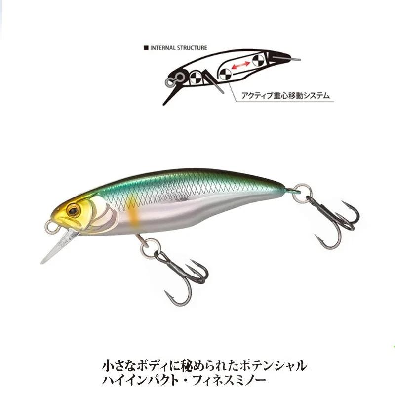 Japon modèle chaud coulant méné leurres de pêche 52mm 4.5g Jerkbait bar brochet Carkbait Wobblers na