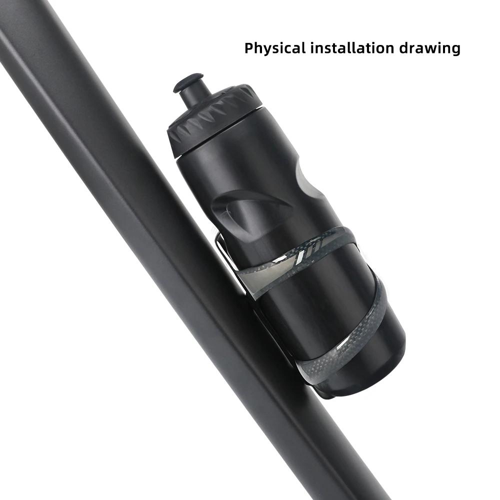 Porte-bouteille Super léger en Fiber de carbone 3K pour vélo de route et vtt