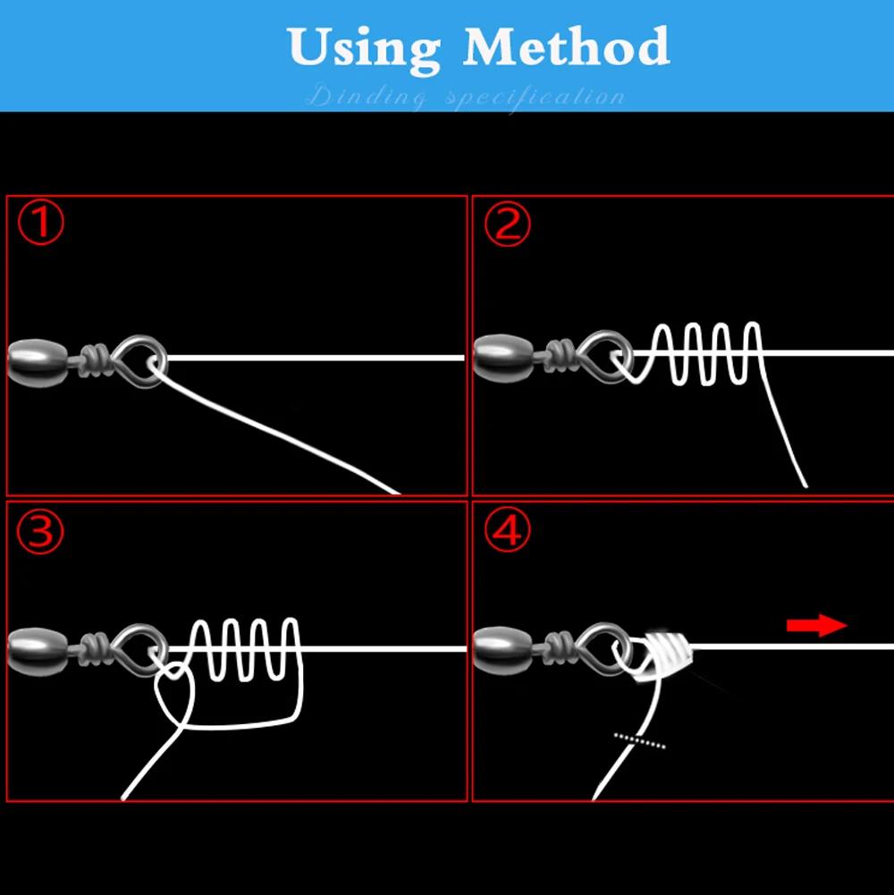 100 pièces 4-12 # Interlock Snap Pin roulement à billes pivotant roulement anneaux solides connect