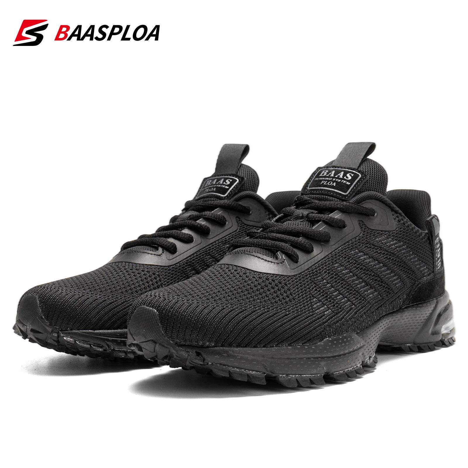 Baskets tennis homme Baasploa légères respirantes - Chaussures course professionnelles maille décontractées