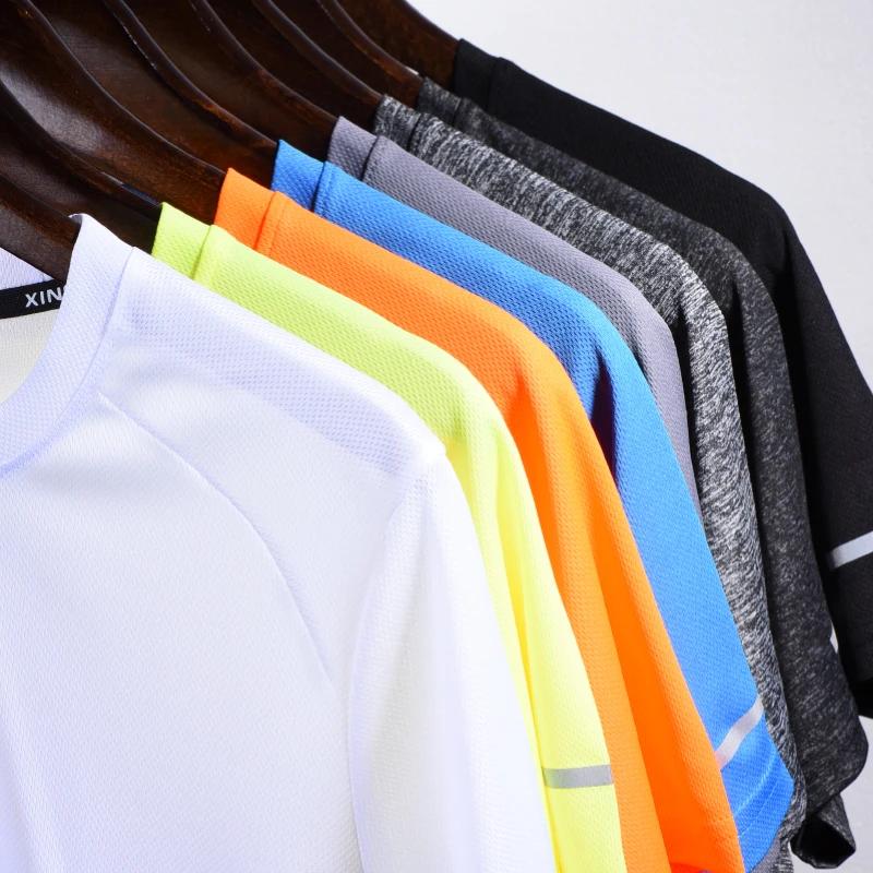 T-shirt de sport en polyester pour hommes, vêtements de sport, coupe couvertes, vêtements de sport,