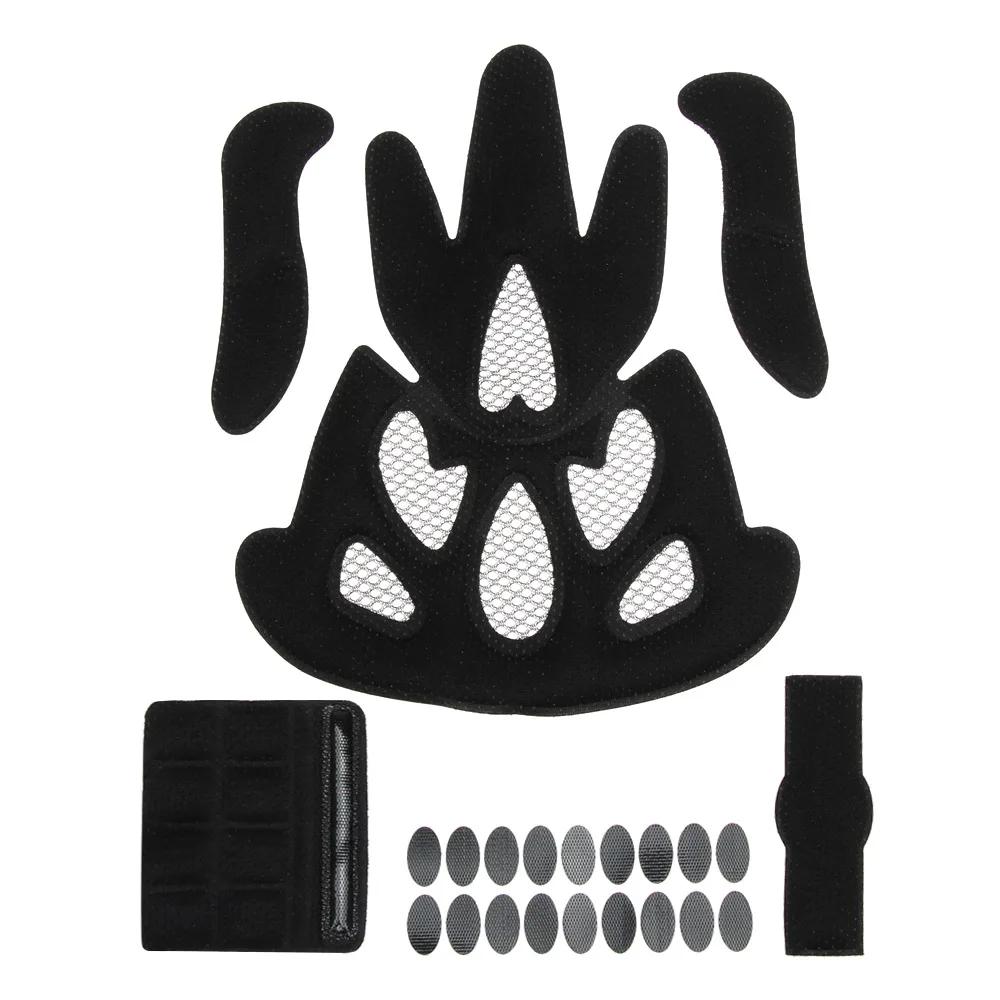 Kit de coussinets en mousse pour casque de vélo, moto, cyclisme, sport, éponge, rembourrage intérieu