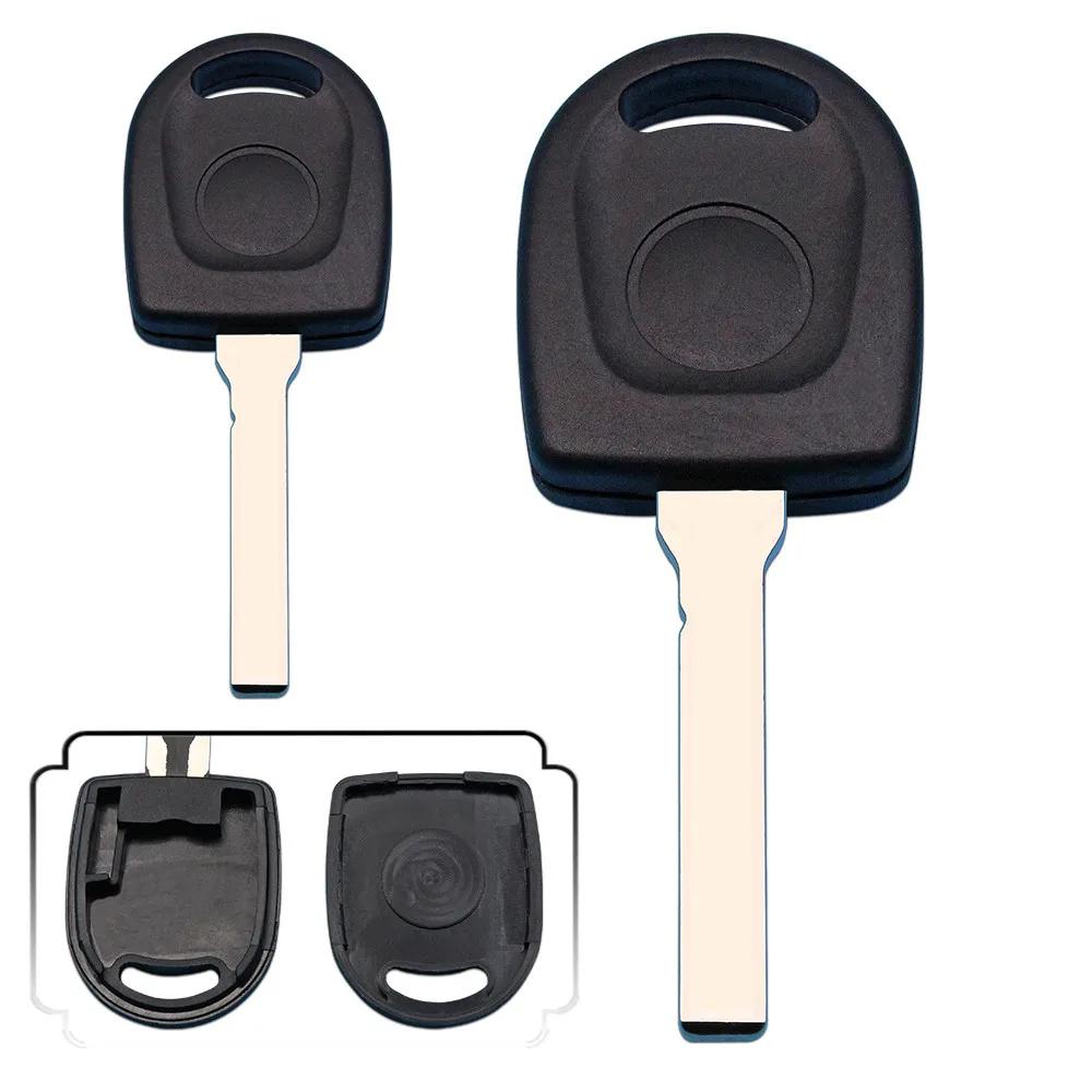 Keychannel 10 pièces/lot transpondeur clé coque HU66 HU162 lame puce tête étui de rechange clé de vo