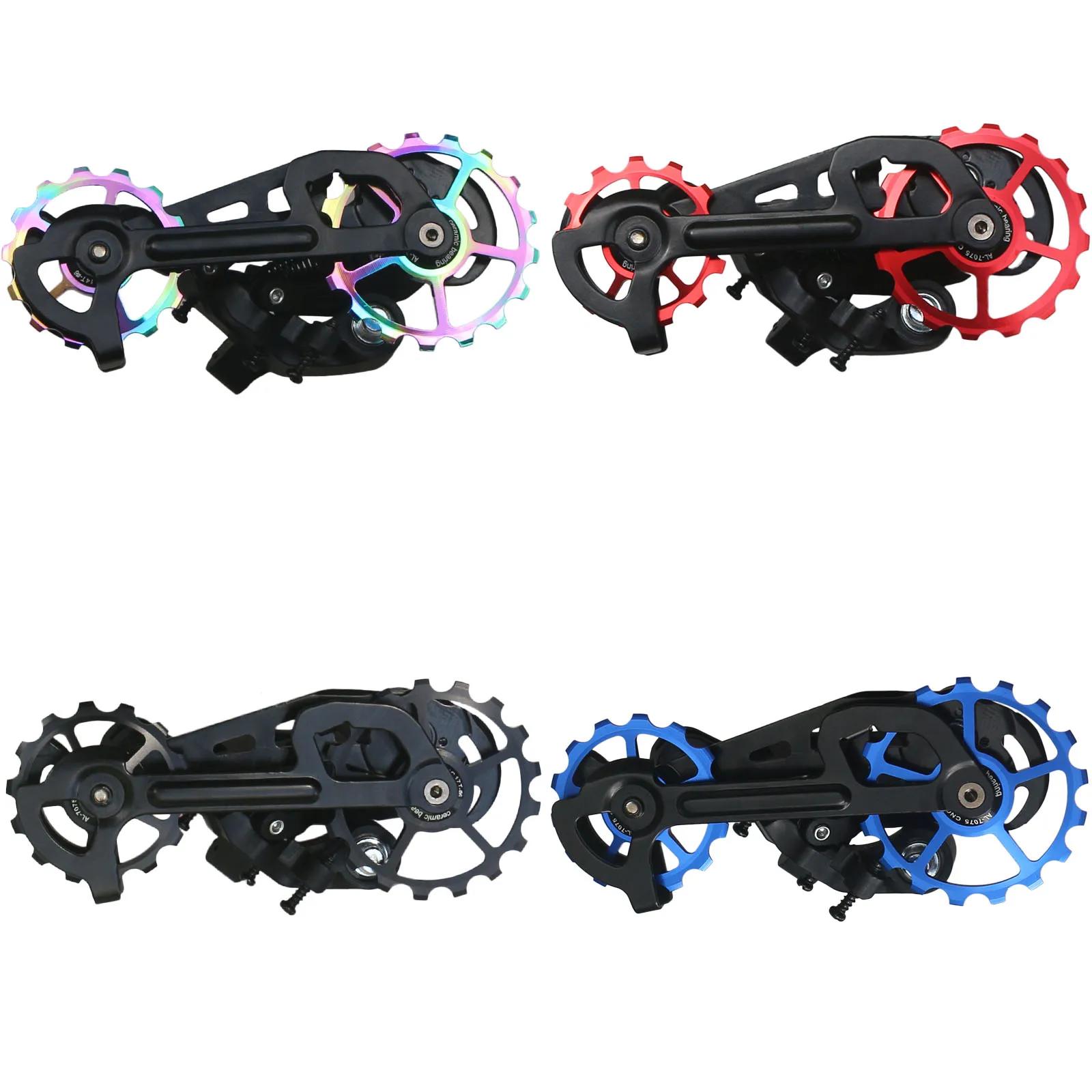 Poulie de dérailleur arrière à rouleau 10T 11T 12T 13T 14T 15T 16T 17T, roulement en céramique, roue