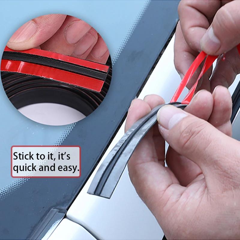 Bandes d'étanchéité en caoutchouc pour voiture, autocollant de protection de joint automatique, bord