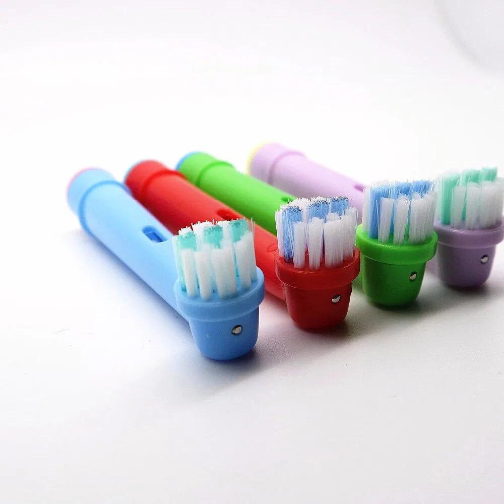 Têtes de brosse à dents de rechange pour enfants, 4 pièces, pour brosse à dents électrique oral-b, a