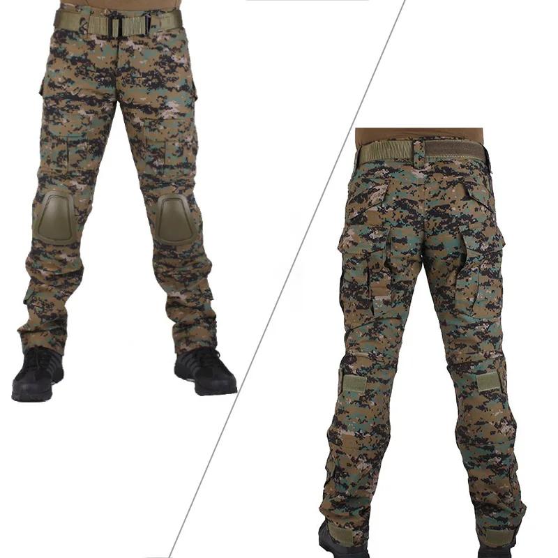 VULPO chasse Camouflage BDU Jungle uniforme d'entraînement numérique chemise Met Broek En coude et g