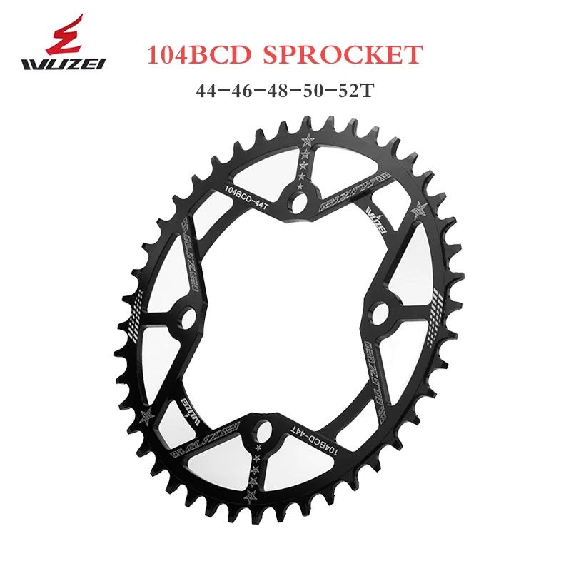 WUZEI 104BCD – chaîne ronde 30T 32T 34T 36T 38T 40T 42T 44T 46T 48T 50T 52T, roue à chaîne étroite e