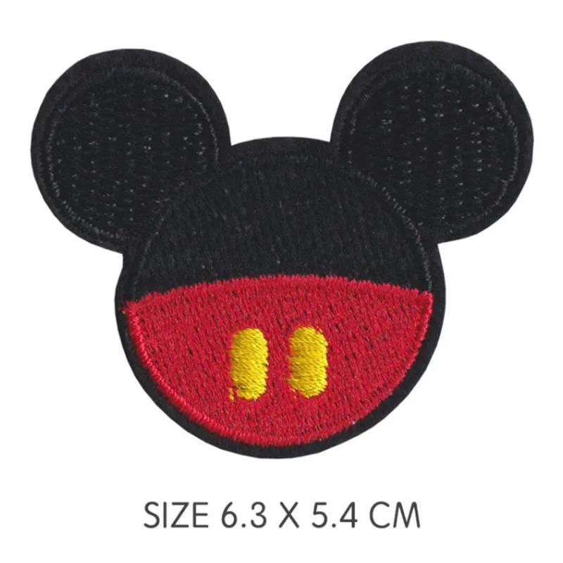 Pâte en tissu de dessin animé Mickey Minnie Mouse, décoration de vêtements de Couple Minnie, patchs
