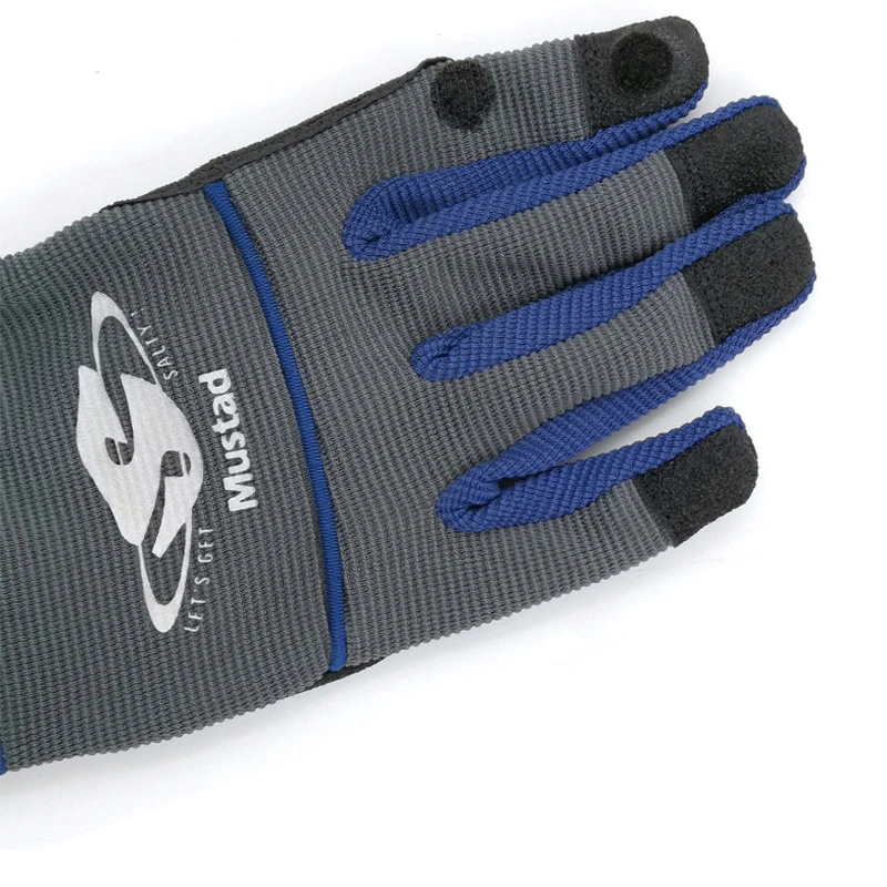 Mustad – gants de pêche en maille imperméable pour hommes, accessoires de plein air, Kayak, randonné