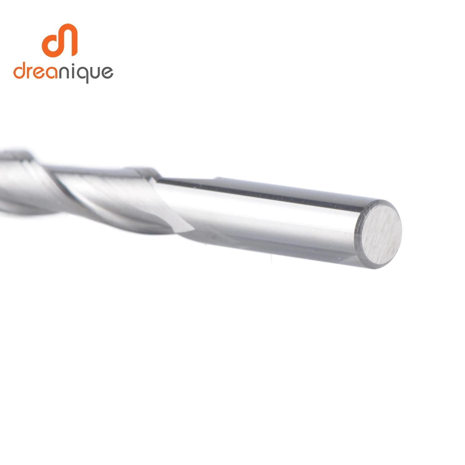 Dreanique 1pc fraise à bout sphérique en carbure 2 cannelures R0.5-R4.0 fraise en bout pour bois et