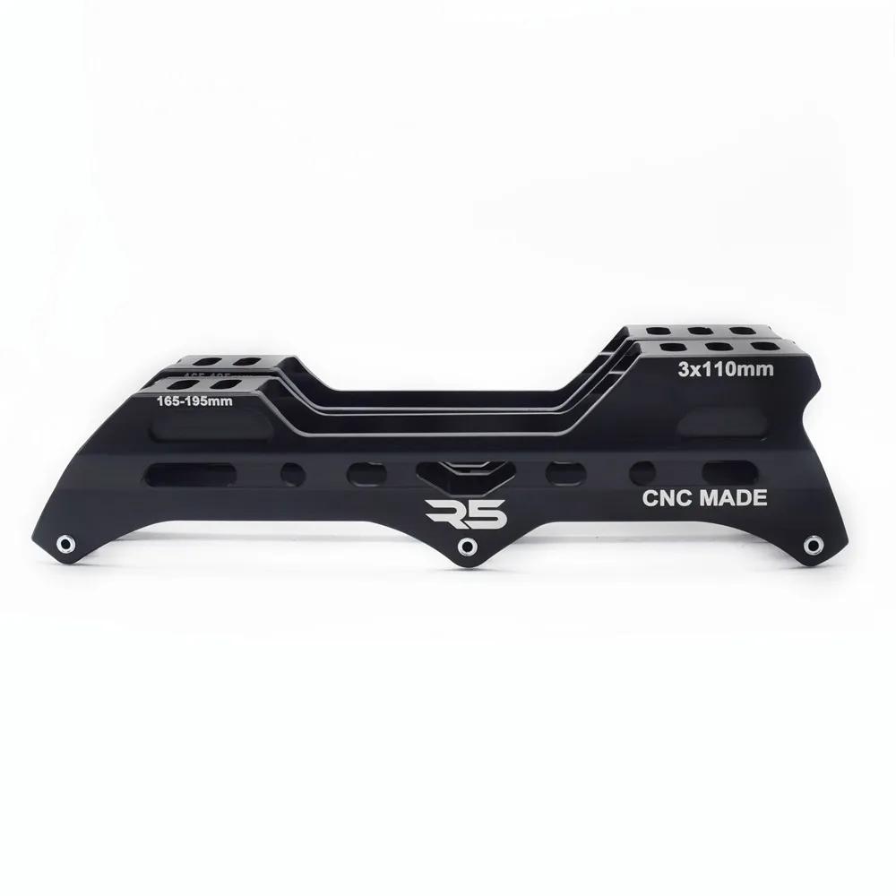 Châssis de patins de vitesse en ligne R5, 3x100, 3x110mm, course de vitesse déséquilibrée, Base de p
