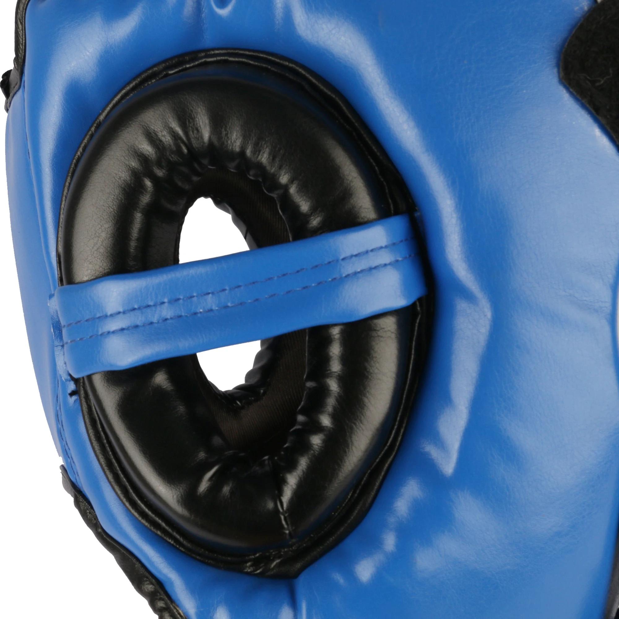 Casque de boxe en cuir PU entièrement couvert pour adultes et enfants, casque de compétition profess