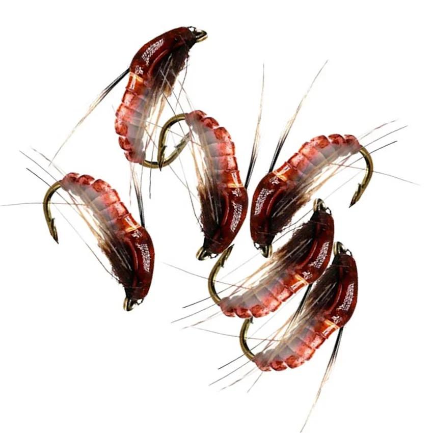 Assortiment de leurres pour la pêche à la mouche, lot de 32 à 112 pièces, avec banderoles, nymphe, à
