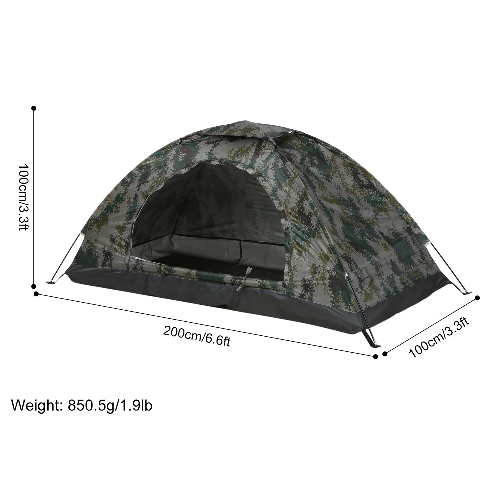 Tomshoo – tente de Camping ultralégère pour 1/2 personnes, monocouche, Portable, randonnée, revêteme