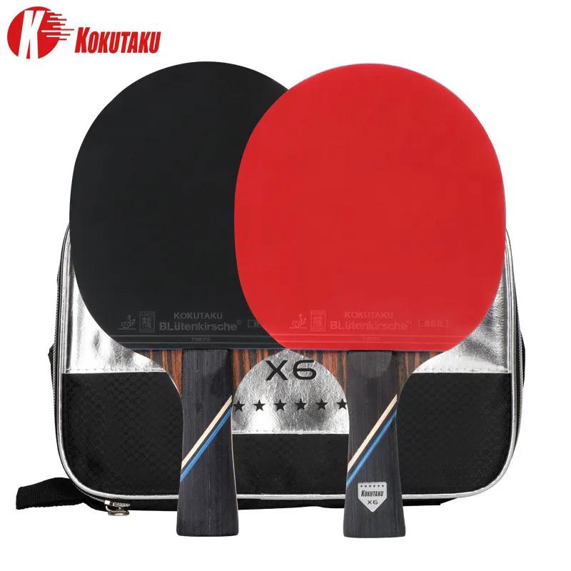 KOKUTAKU ITTF professionnel 4/5/6 étoiles raquette de ping-pong en carbone raquette de tennis de tab