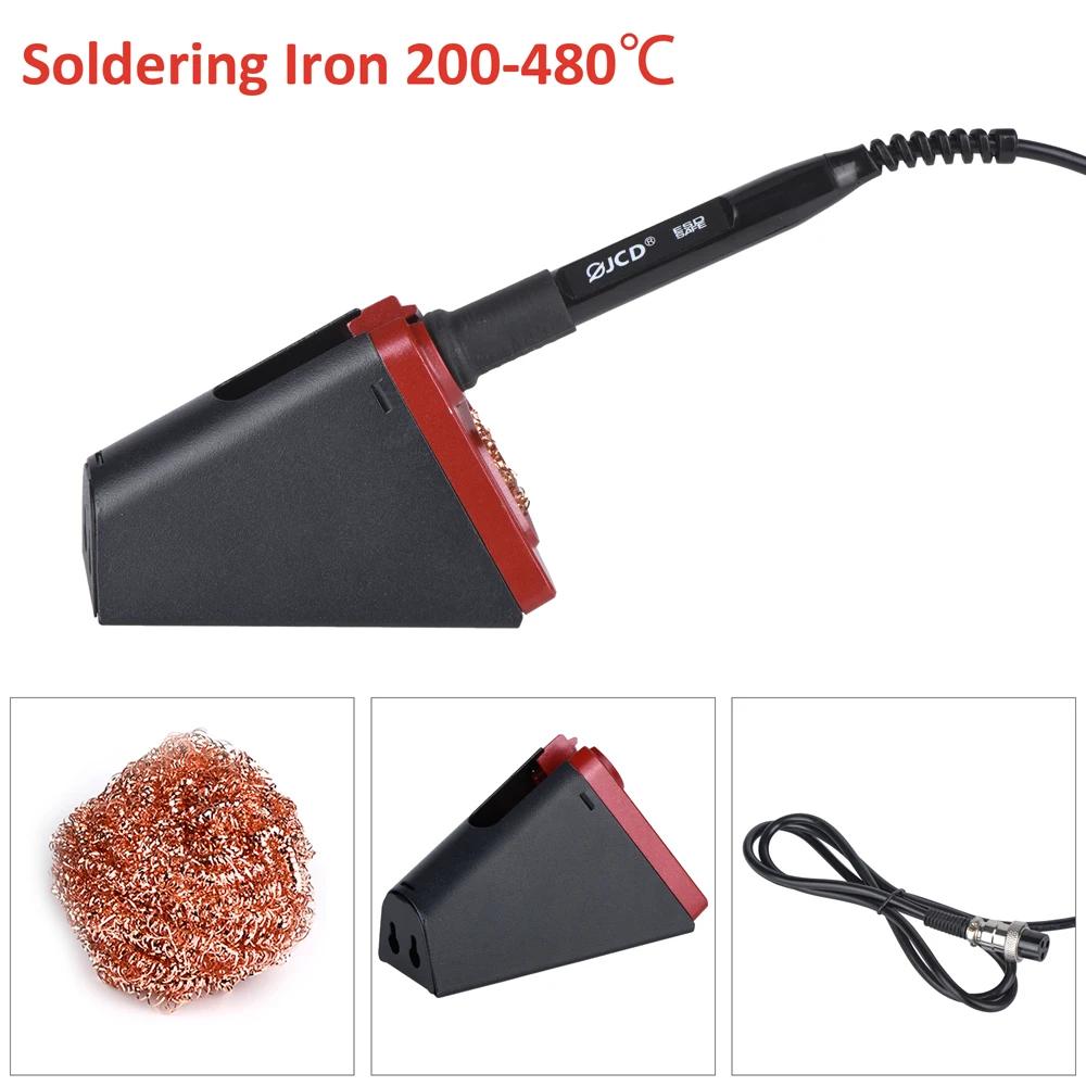 JCD 820 support de fer à souder électrique en alliage d'aluminium avec nettoyage de soudage boule de