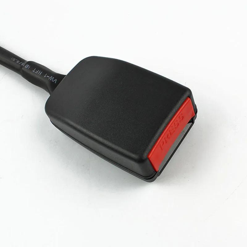 Longue tige L = 430mm/370mm, longue tige en plastique noire pour voiture, boucle de ceinture de sécu