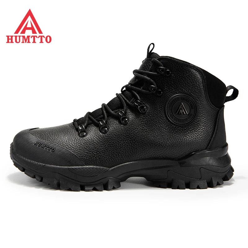Chaussures de randonnée respirantes HUMTTO pour hommes - Bottes imperméables pour trekking hiver