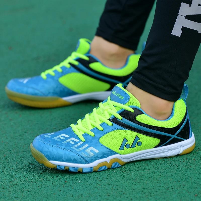 Chaussures de tennis de table professionnelles hommes - Badminton compétition entraînement sportif Zapatillas