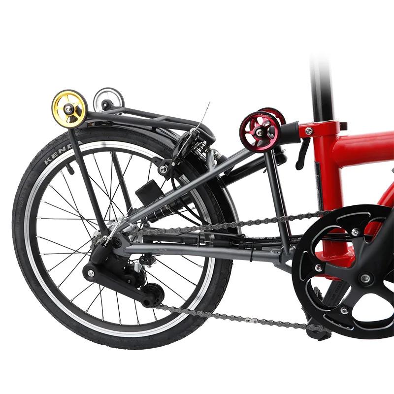 Litepro-Extension de roue facile pour vélo pliant Bromsilice, cargaison arrière T1 Easywheel télesco