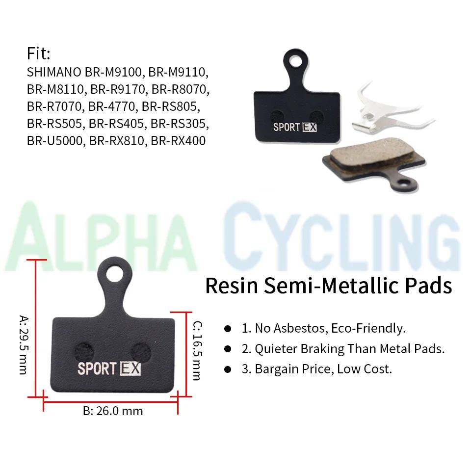 Plaquettes de frein à disque de vélo pour SHIMANO XTR M9100, DEORE XT M8110, DURA-ACE R9150, ULTEGRA