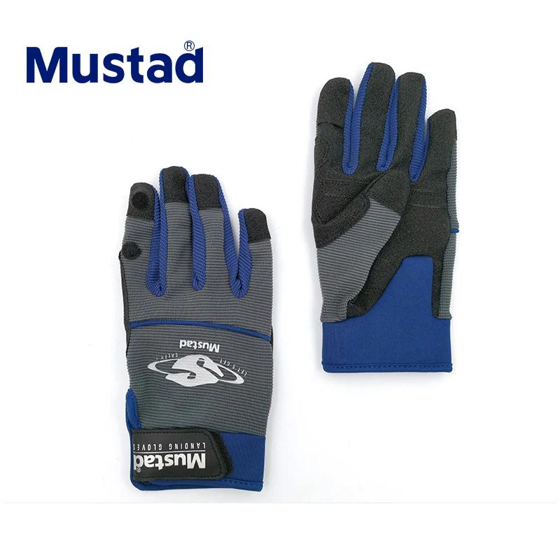 Mustad – gants de pêche en maille imperméable pour hommes, accessoires de plein air, Kayak, randonné