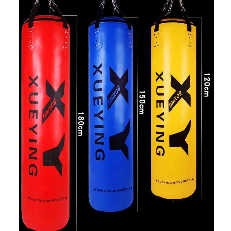180cm sac de boxe creux Kickboxing Durable PU sac de sable pour adultes Sanda MMA Thai formation hom