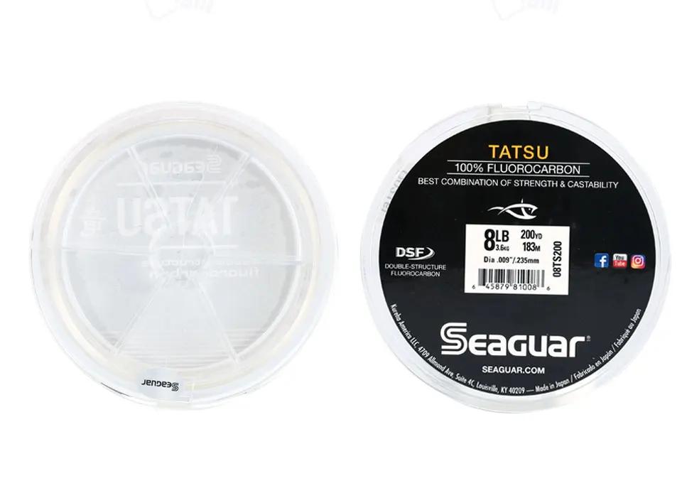 SEAGUAR TATSU-Ligne de pêche en fluorocarbone, matériel de pêche en eau douce, fibre de carbone, mon