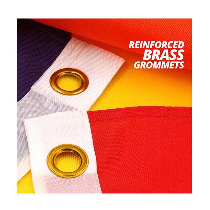 Drapeau personnalisé 90x90cm, grand motif imprimé, vol clairement, publicité extérieure, Promotion c