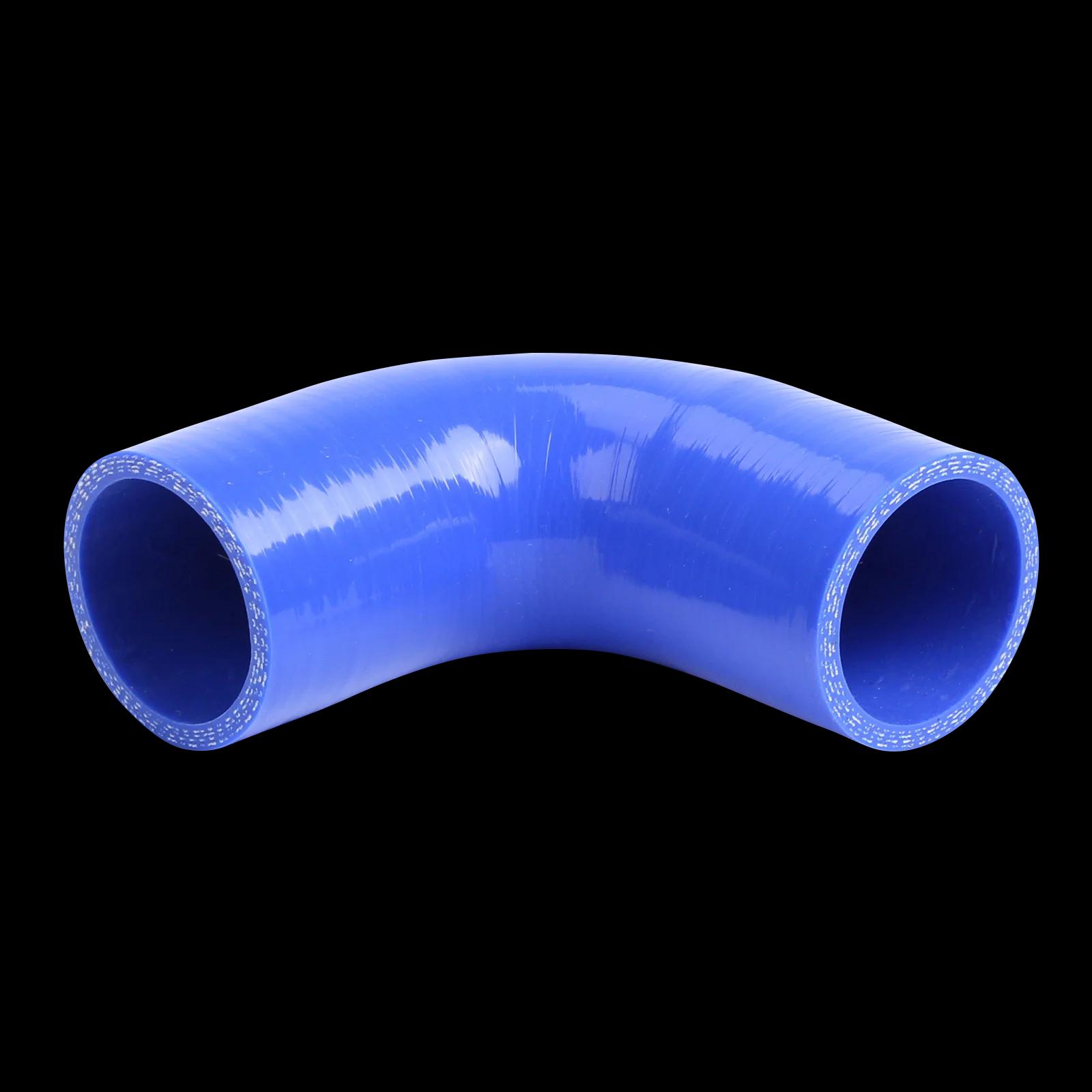 Tuyau en Silicone coude à 90 degrés 50mm 63mm 70mm 76mm 89mm 102mm noir bleu Intercooler tuyau d'adm