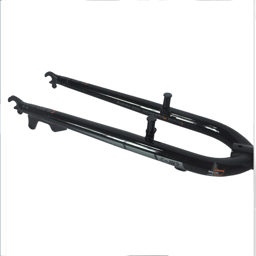 26/27.5ER DARKROCK CM-3 /CM-5 cr-mo Steels fourche avant 28.6mm disque et V frein vtt fourche rigide