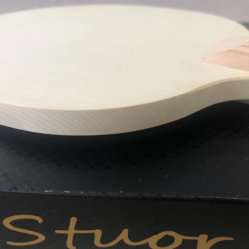 Stuor-Raquette de tennis de table simple Hinoki Speed 90, lame de ping-pong, solide, presque ress OF