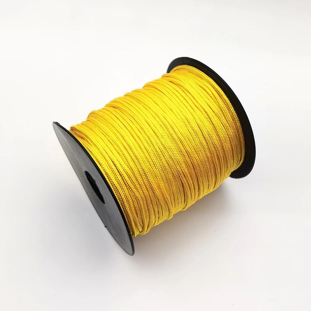 100M un support noyaux Paracord corde 2mm extérieur Polyester Parachute cordon Camping survie parapl