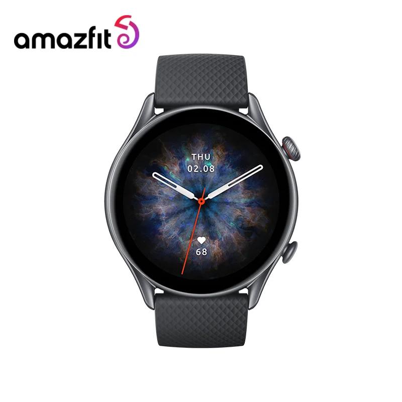 Amazfit GTR 3 Pro GTR3 Pro Smartwatch GTR-3 Pro 46mm HD AMOLED Display Zepp OS Autonomie de 12 jours