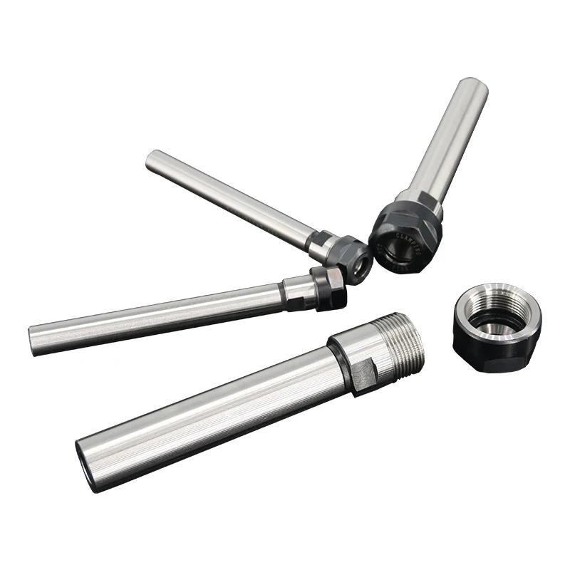 Support de mandrin à pince C10/C12/C16/C20/C25/C32/C40 pour ER8-ER25A/ER11-32M/UM, tige d'extension