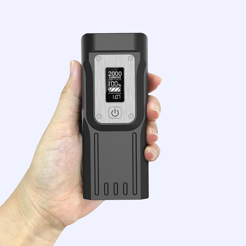 NATFIRE NGTR60 Lampe de vélo puissante avec affichage de données en temps réel OLED, phare de vélo r