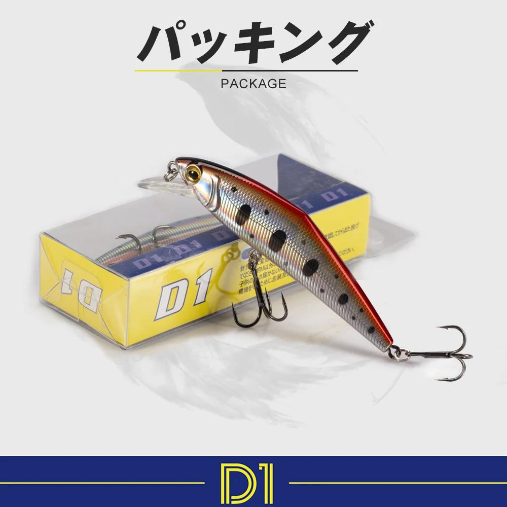D1 D-CONTACT coulant méné leurres 63mm 85mm artificiel dur Wobblers de haute qualité pour bar truite