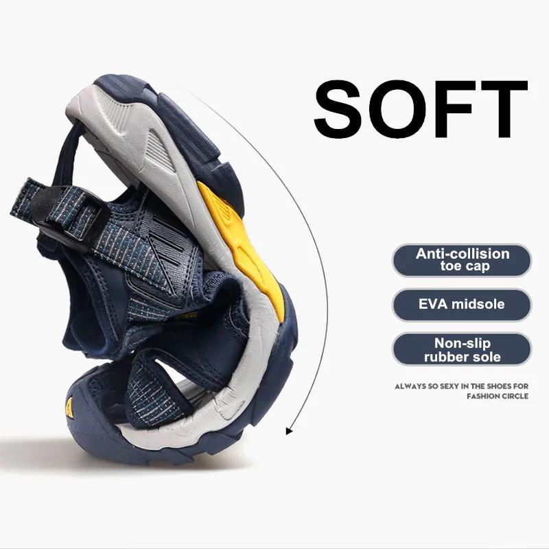 HUMTTO – chaussures d'eau respirantes pour hommes, sandales de plage, de Trekking, d'extérieur, à sé