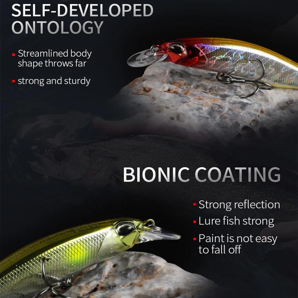 BEARKING 85mm 8g modèle chaud leurres de pêche appât dur 14 couleurs pour choisir vairon qualité pro