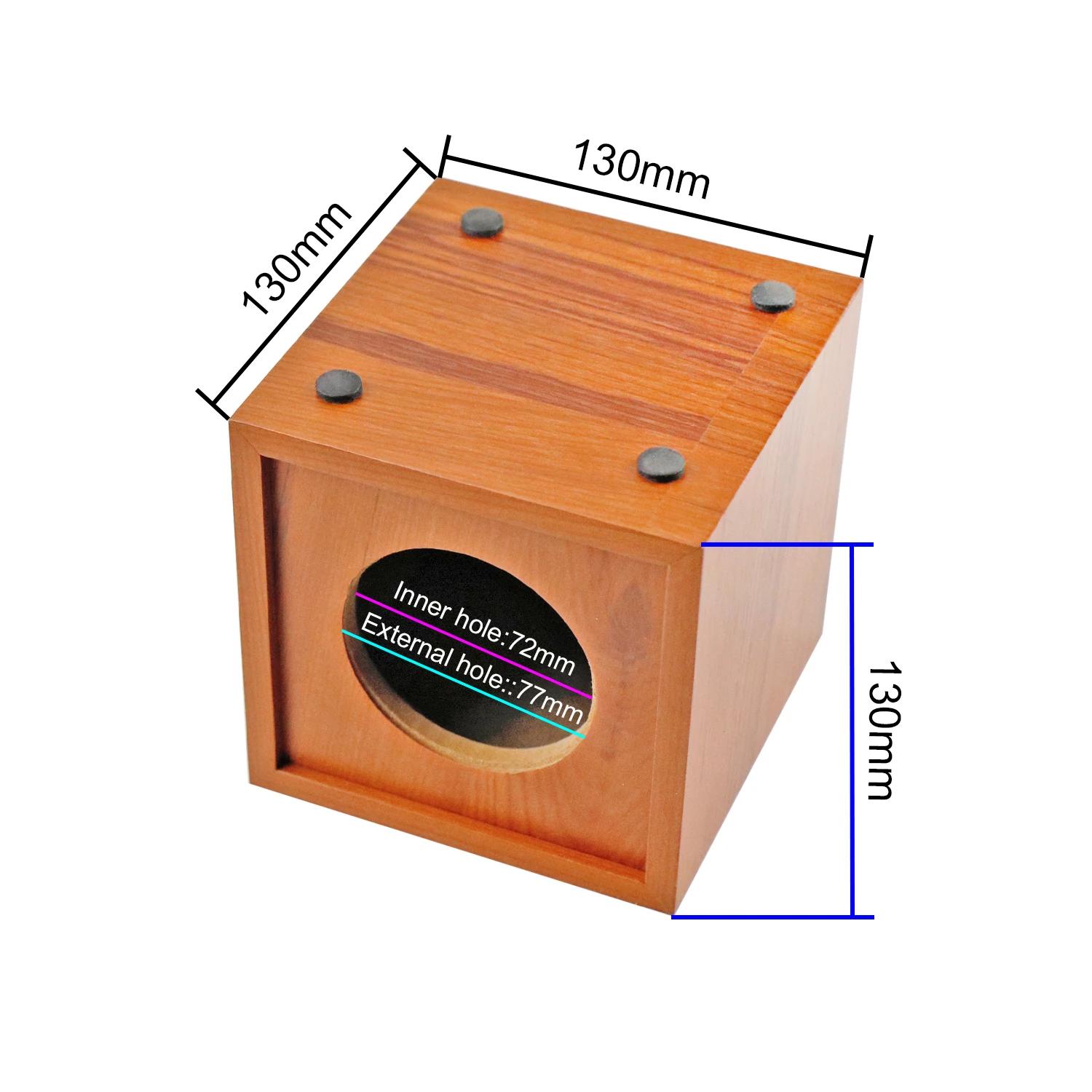 GHXAMP coque de boîte de haut-parleur en bois 3 pouces haut-parleur Tweeter corps vide boîtier Satel