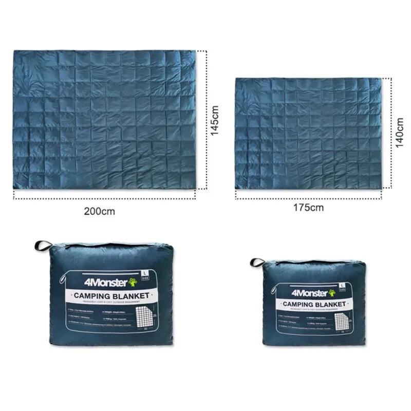 Couverture de camping coton portable légère - Matelas randonnée pique-nique adulte enfant confortable