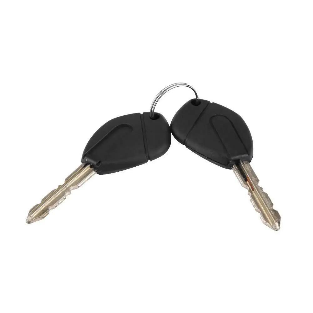 Jeu de cylindres de serrure de porte à baril 9170G3 252522, avec 2 clés, pour Peugeot et citroën Par