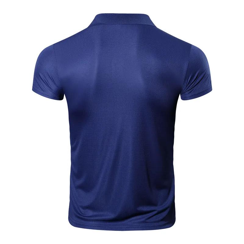 T-shirt homme sport polyester col décontracté - Séchage rapide léger pour survêtement et entraînement