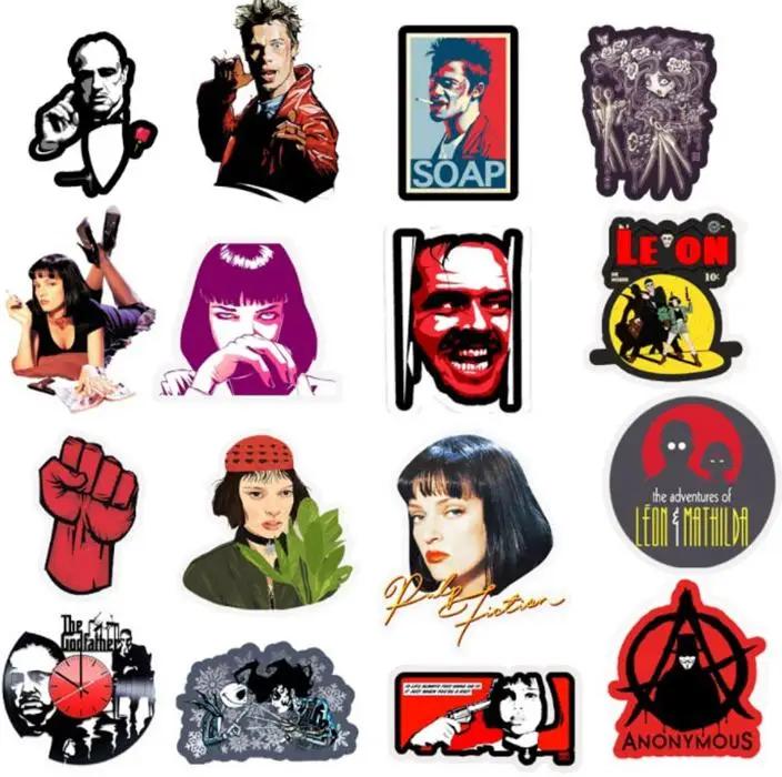 10/30/50pcs Film Classique tue Bill Graffiti Cool Casque Autocollants Étanche Skateboard Valise De V