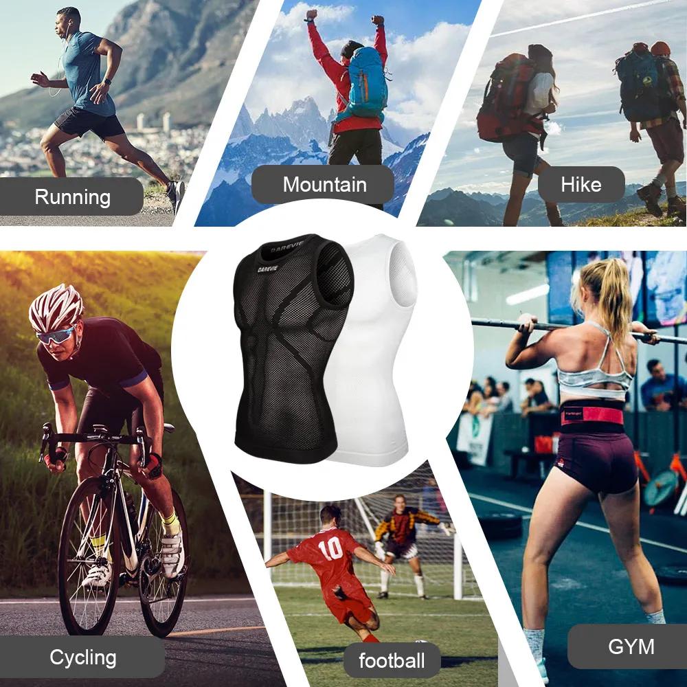 DAREVIE Cycling First Layer Man Compression Seamless Bicycle GYM Cycling Inner Man Sports Fishnet Sh