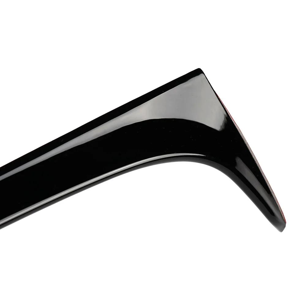 Becquet de vitre arrière de voiture noir brillant ABS 2 pièces pour VW Golf 7 MK7 2014-2018