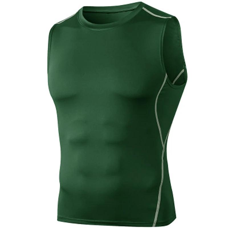 T-shirt course séchage rapide homme - Maillot compression fibre salle de sport