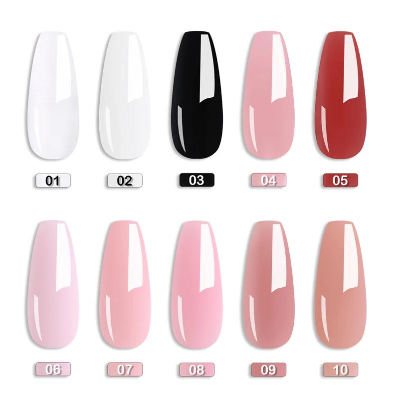 OXXI 30ml Gel acrylique Semi-permanent Poly ongles Gel manucure rapide facile Gel pour Extension uv
