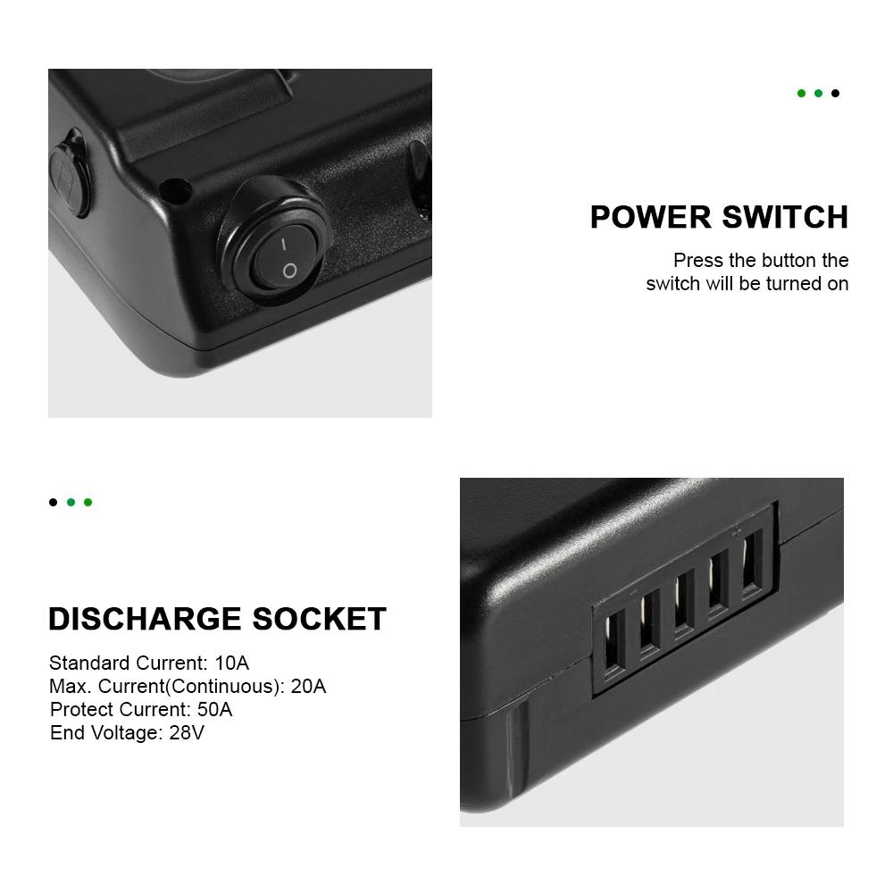 Phylion XH370-10J PortaPower Ebike batterie 36V 10.4Ah 14Ah 18650 batterie de vélo électrique au Lit